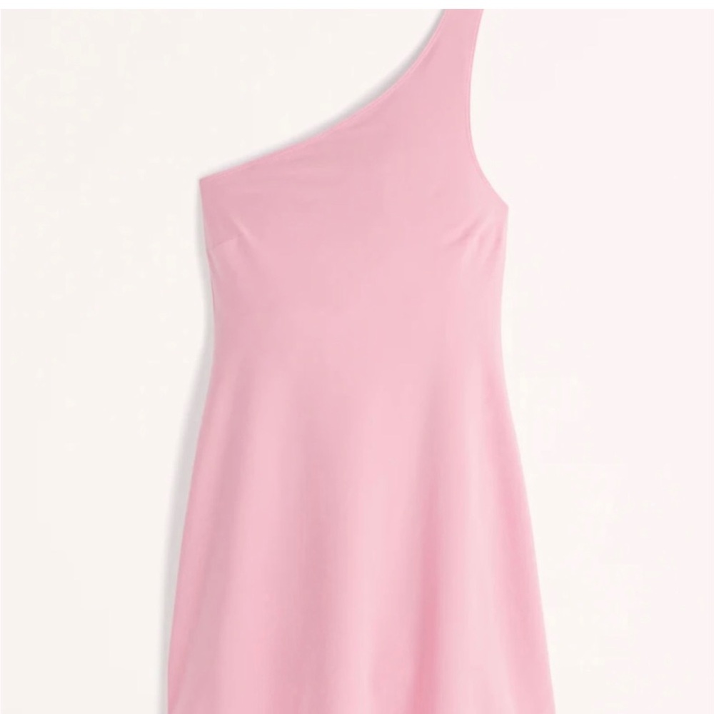 NWT Abercrombie One Shouldered Mini size large pink